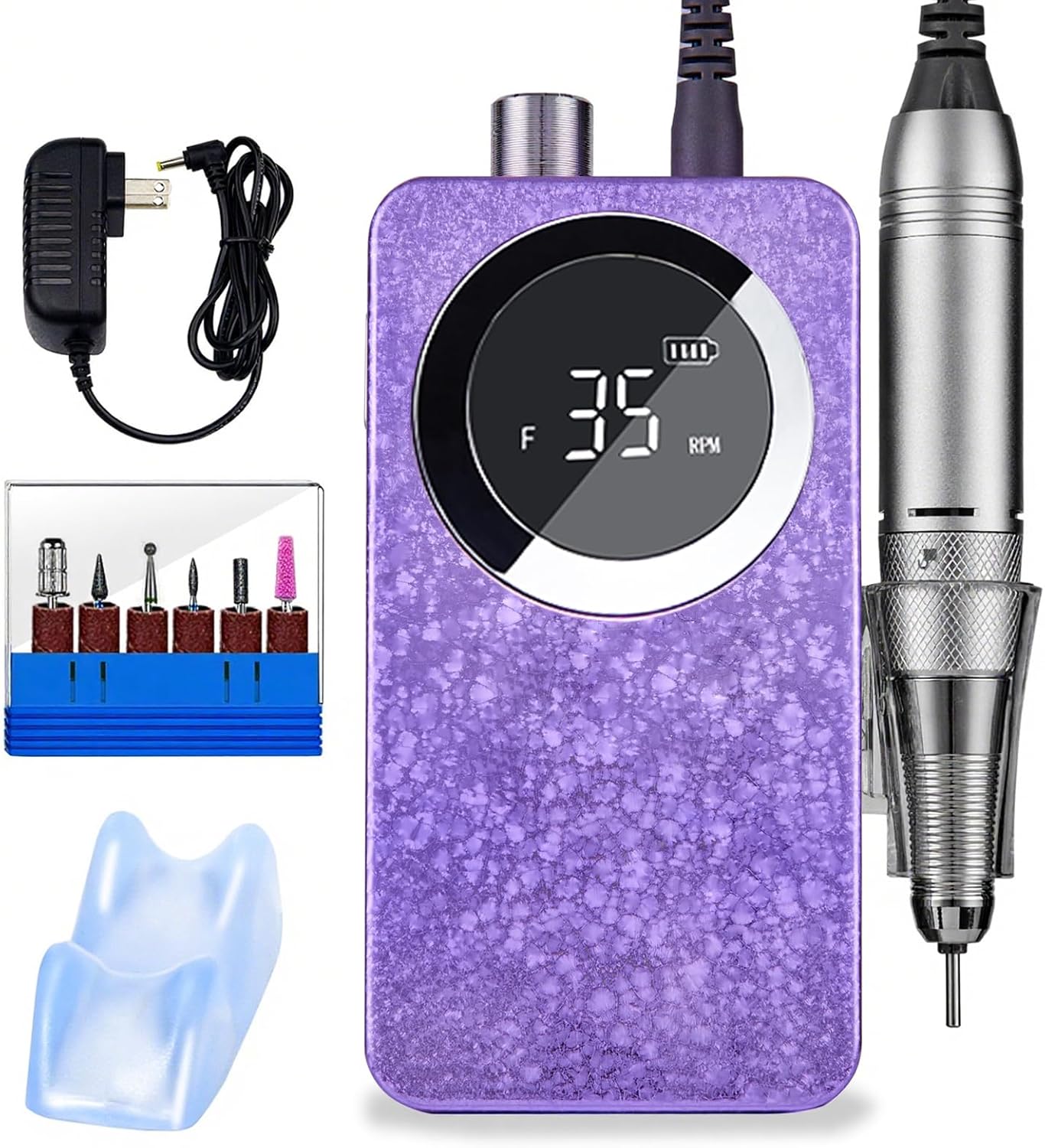 Lumcrissy Professional Cordless Electric Nail Drill Kit – 35 deal at Amazon