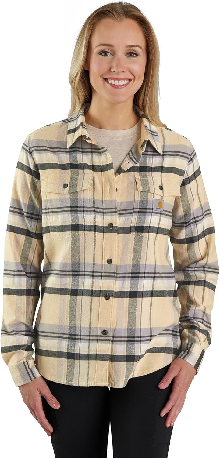 Carhartt Women's Tencel™ Fiber Series Relaxed Fit Long-Sleev deal at Amazon
