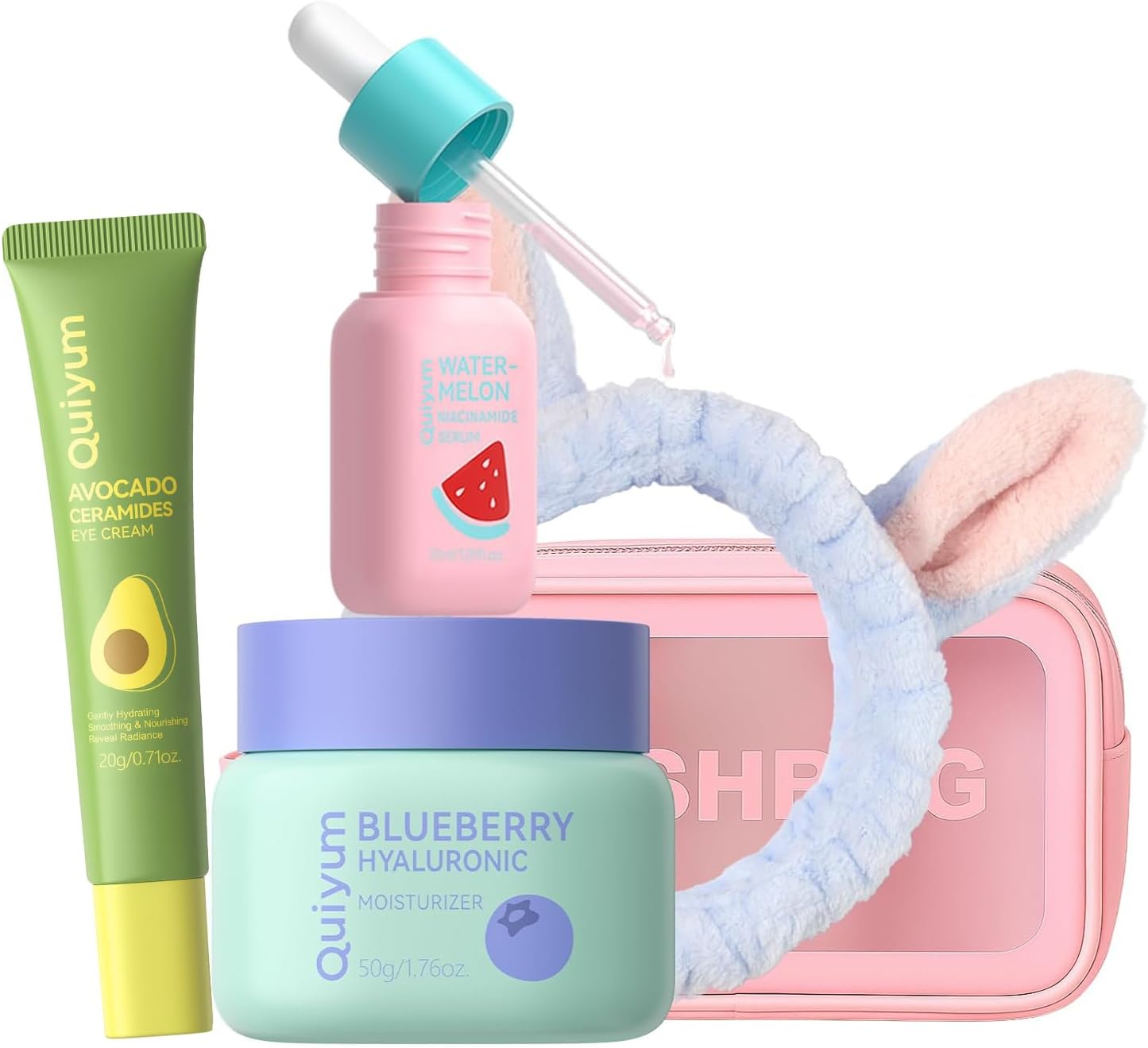 QUIYUM Fruit Skin Care Set, Beauty Gift Sets, Skincare Kit w deal at Amazon
