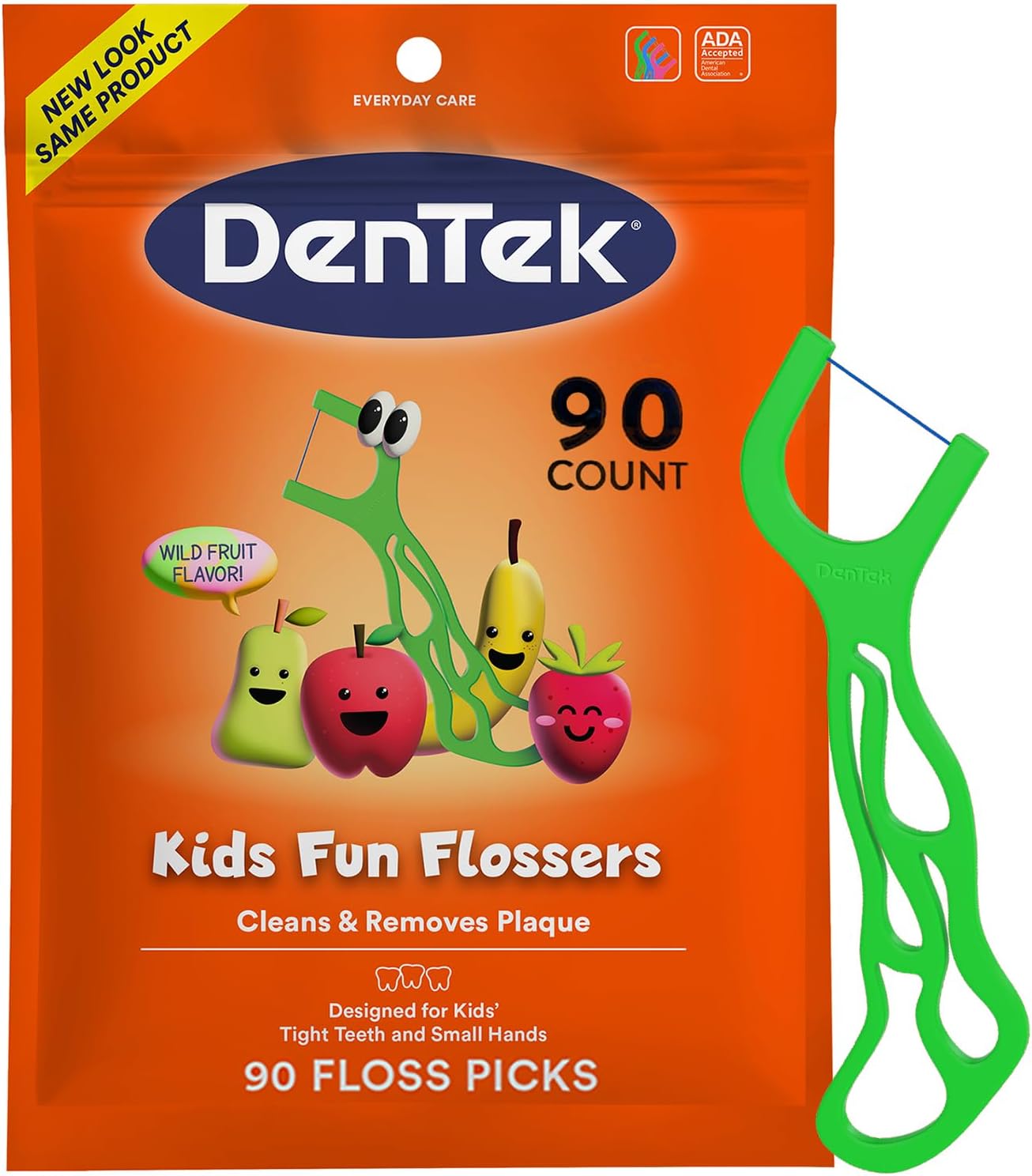 DenTek Fun Flossers Kids Floss Picks 90 Count Only for $2.68 (46% Off) at Amazon