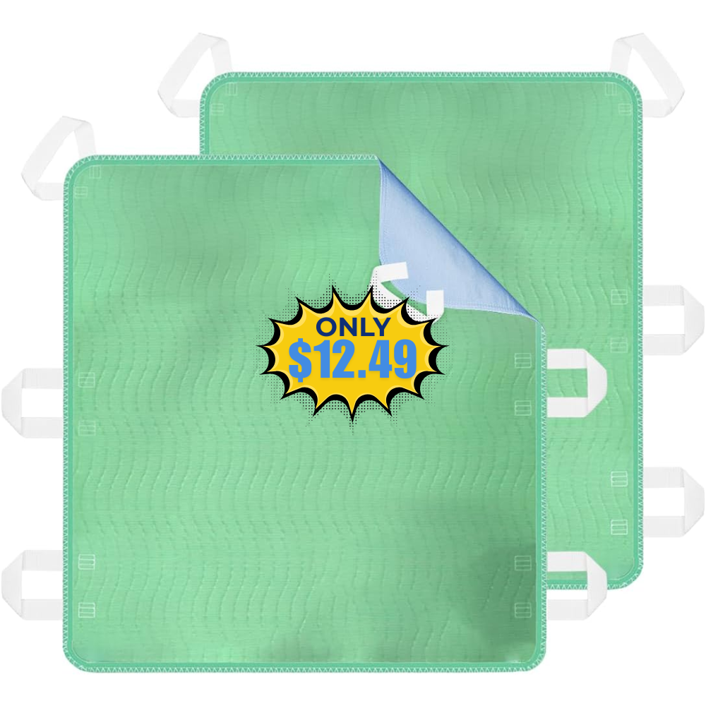 Bed Pads Washable Waterproof (Pack of 2) Deal: Save with Promo Code
