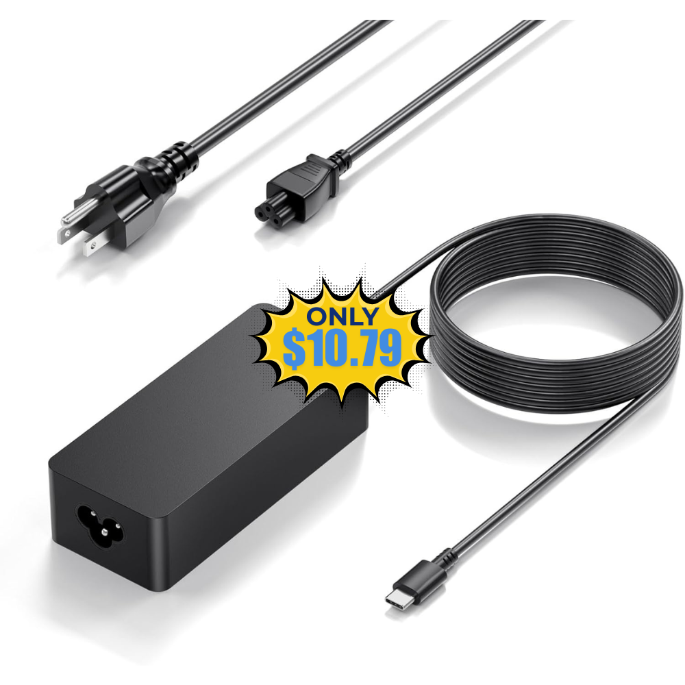 65W 45W USB-C Laptop Charger Deal: Save with Promo Code