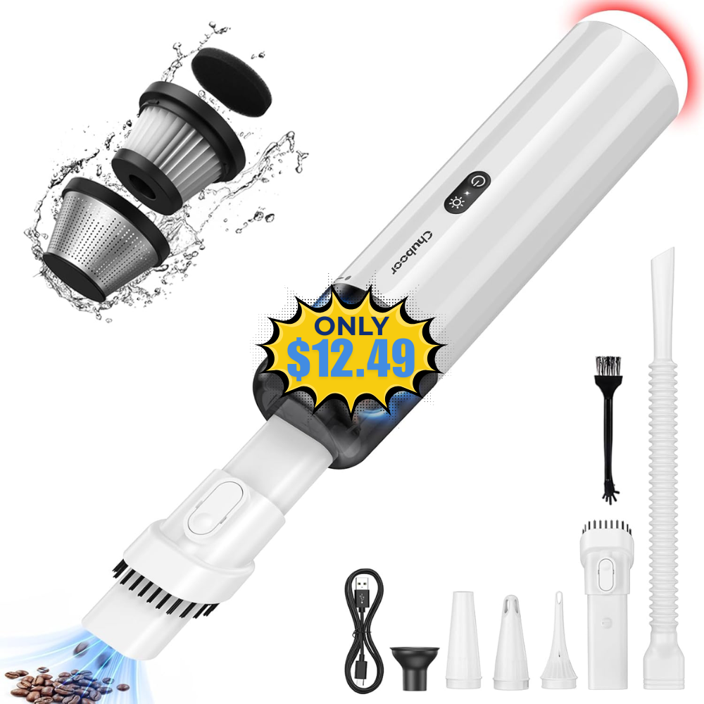 Chuboor Handheld Vacuum 13000PA Deal: Save with Promo Code