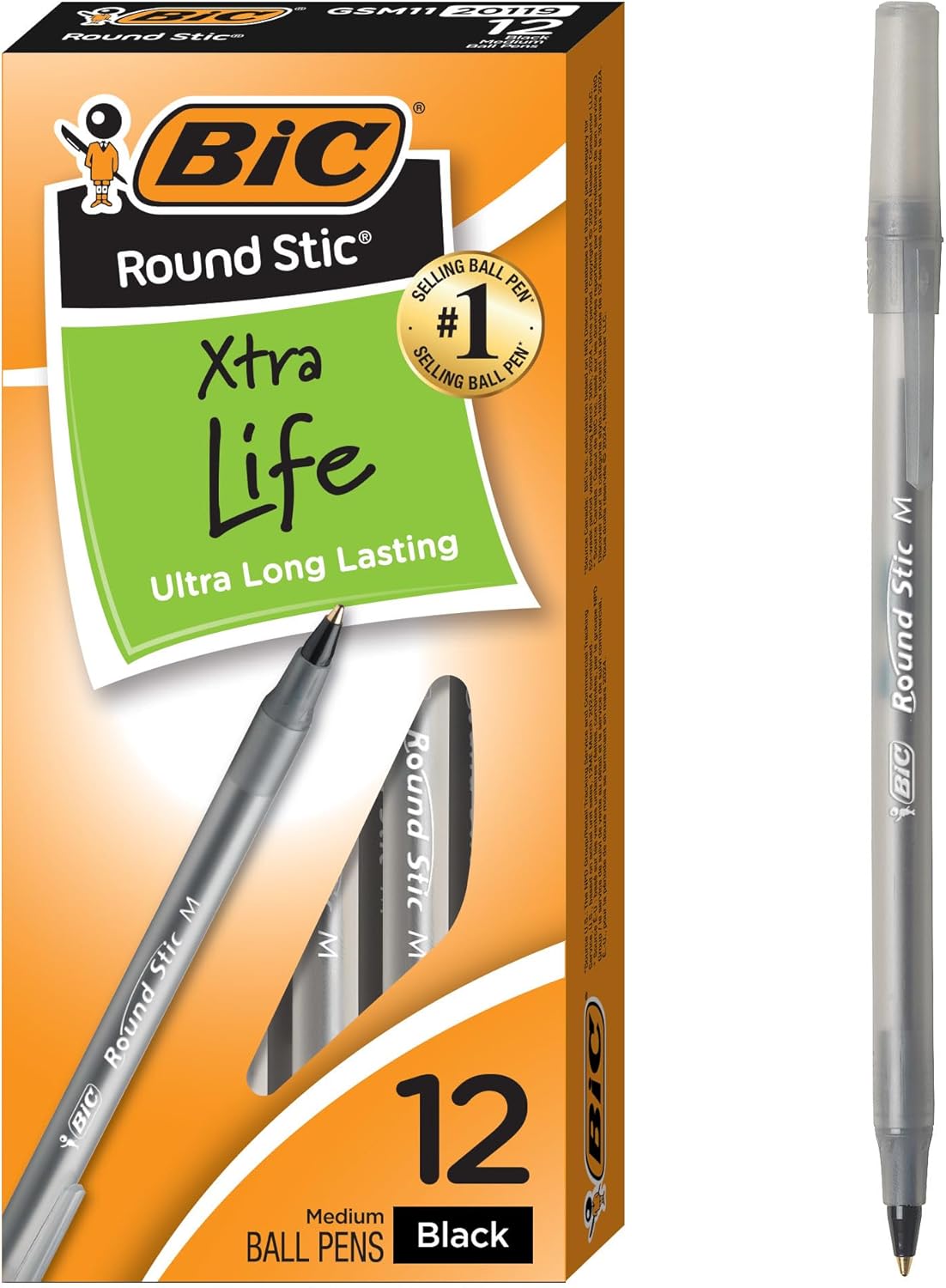 BIC 12-Count Xtra Life Pens for $1.91 (36% Off) at Amazon