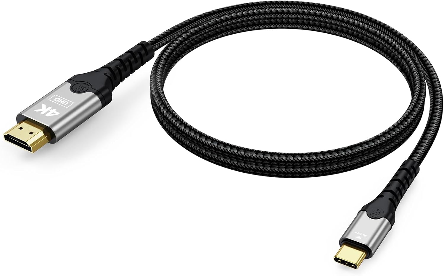 VoroDcip Thunderbolt to HDMI Cable 3ft, 4K@30Hz/ 1080P@120Hz deal at Amazon