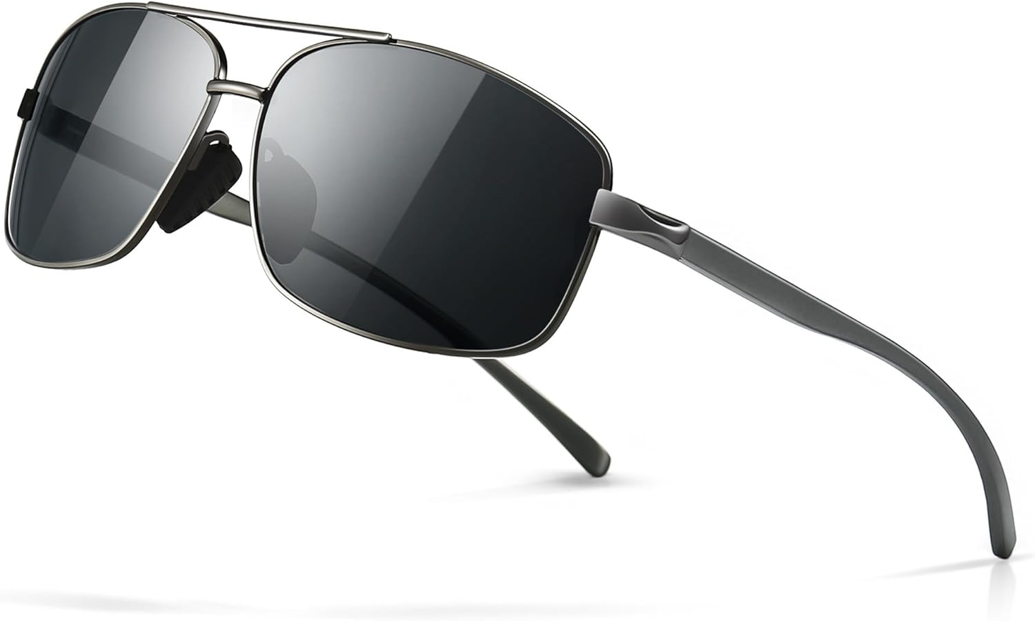 SUNGAIT Ultra Lightweight Rectangular Polarized Sunglasses M deal at Amazon