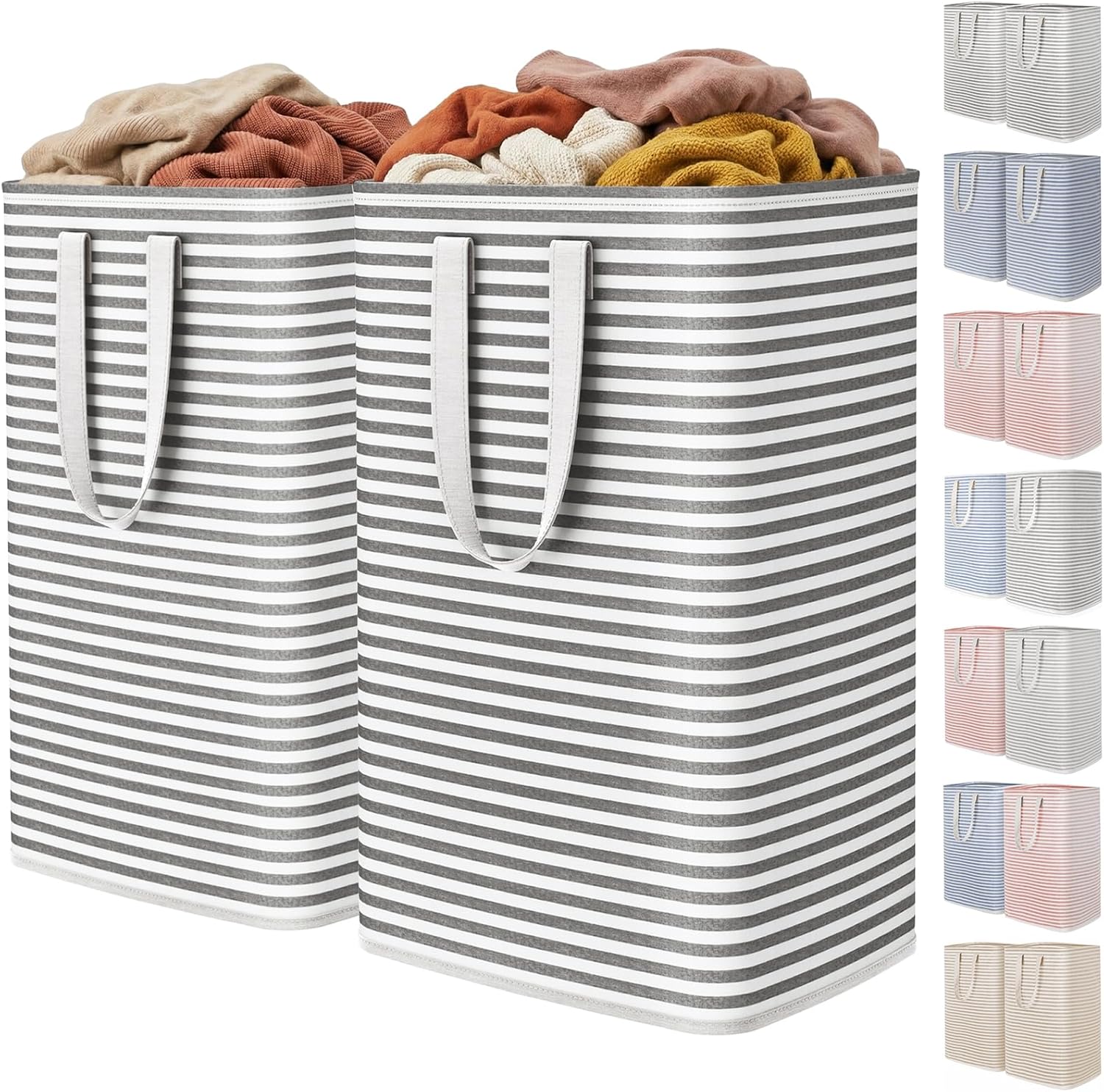 Collapsible Laundry Basket 2-Pack for for $13.99 (30% Off) at Amazon