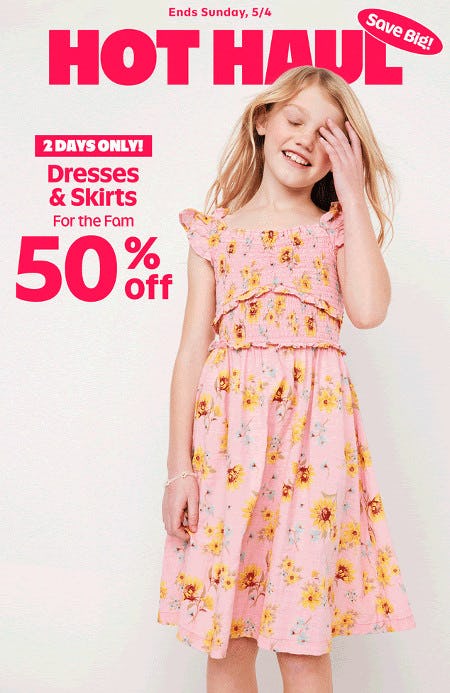 Old Navy 50% Off Americana Styles for the Family Deal