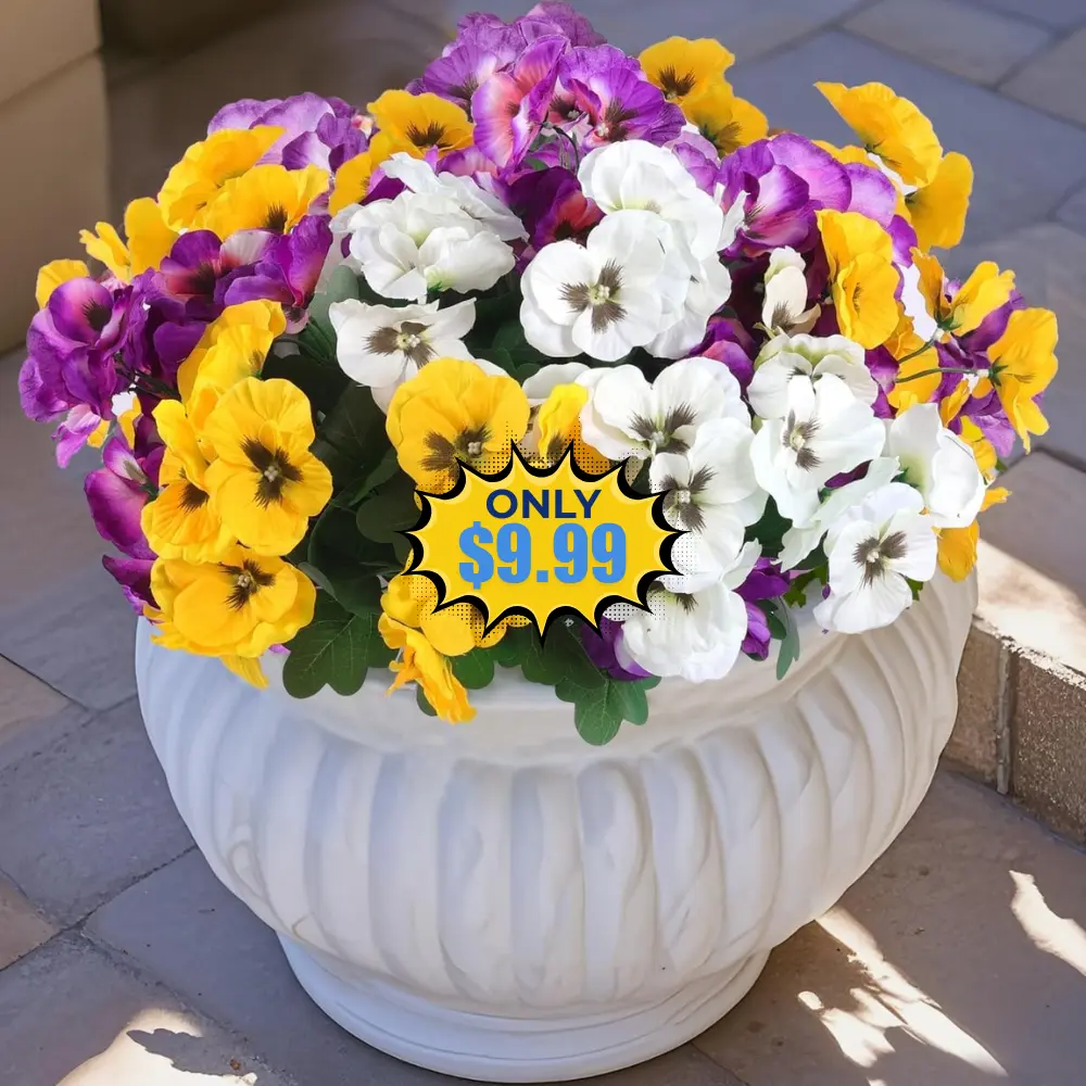 Hananona 12 Bundles Artificial Flowers Deal: Save 53%
