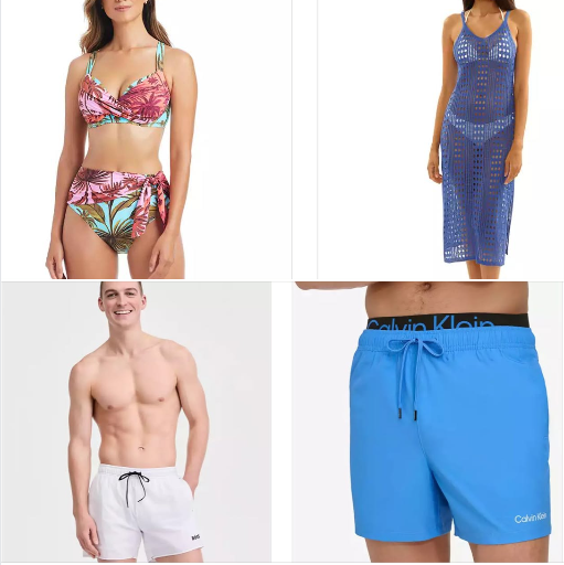 Macy's Daily Pick: Macy's Swimsuits & Cover-Ups Flash Sale deal at Macy's