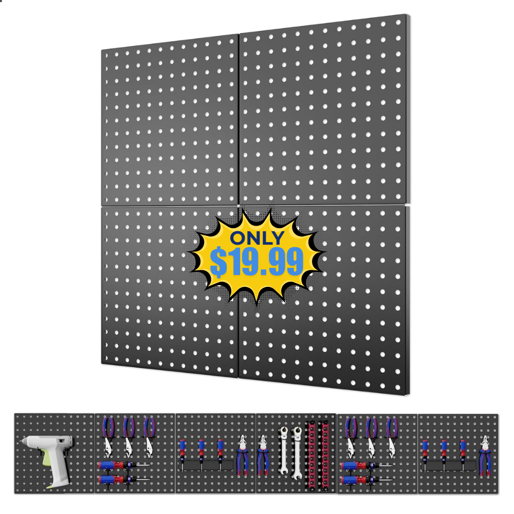 ValueMax 4 Pack Metal Pegboard Panels Deal: Save 50%