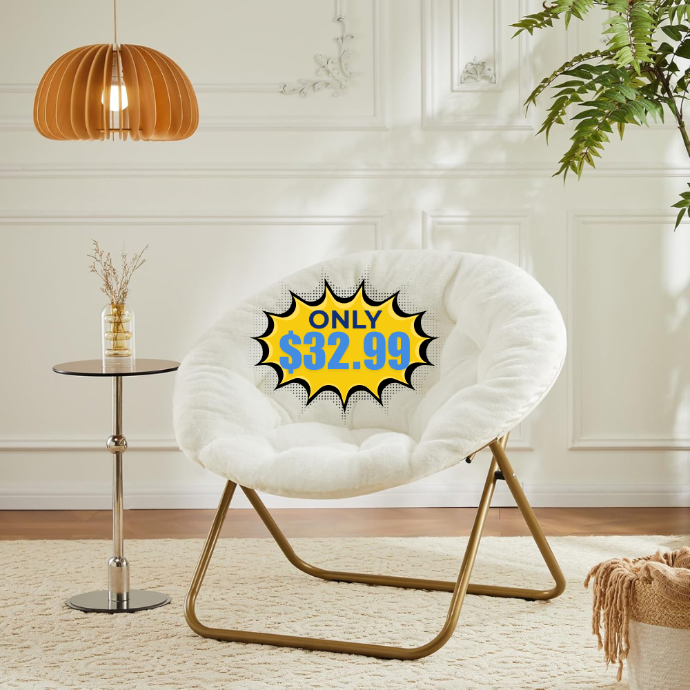 DUMOS Comfy Saucer Chair Deal: Save 59%