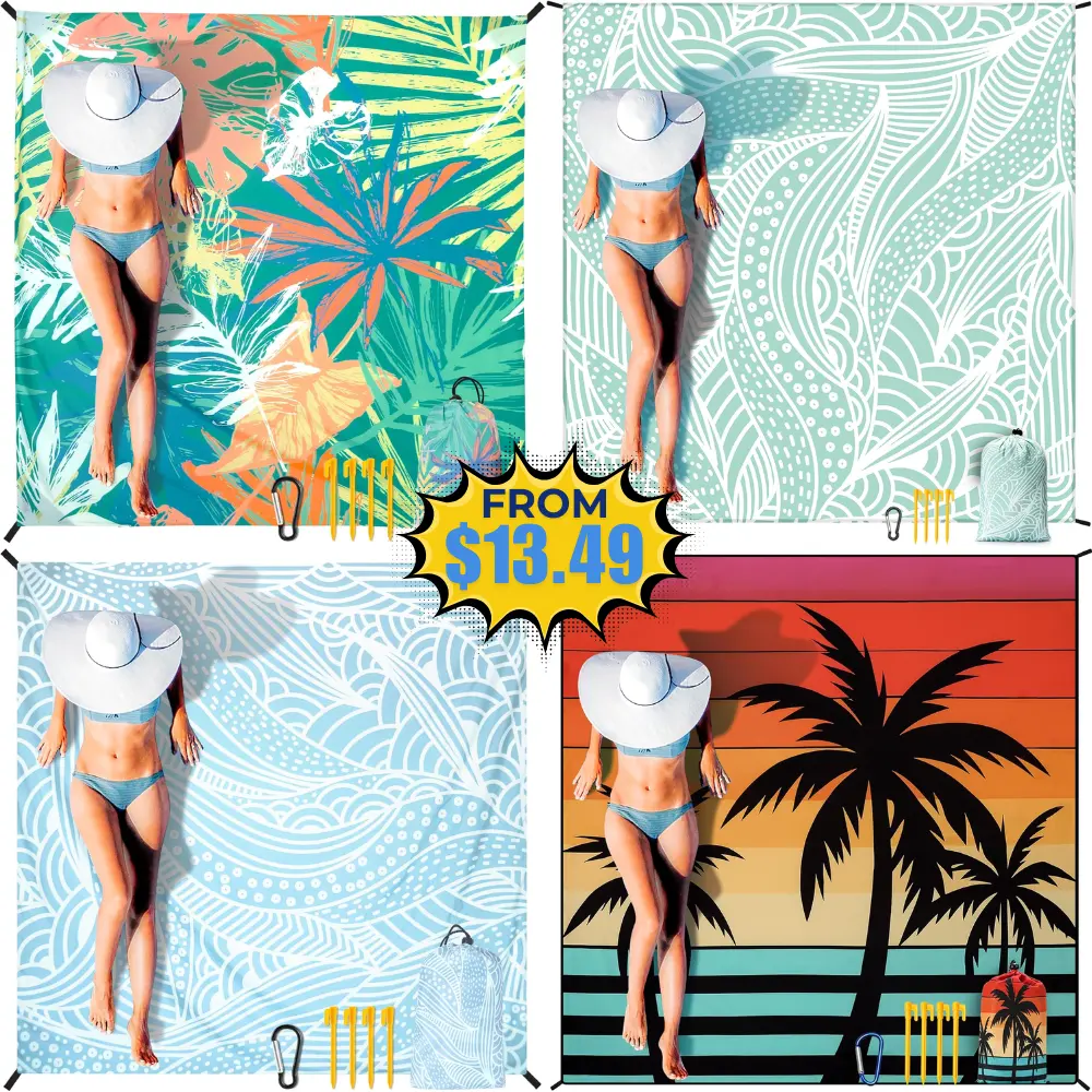 HIHOHO Beach Blanket Sandproof Deal: Save with Promo Code