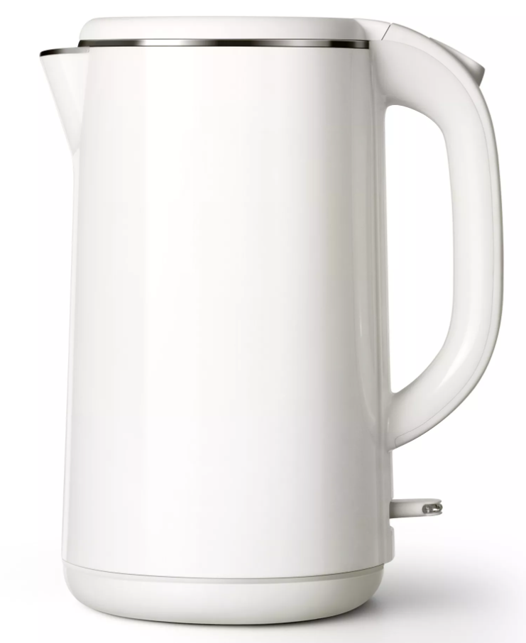SUGIFT 1.8L Double-Wall Stainless Steel Electric Kettle Deal at Macy’s: Save $9…