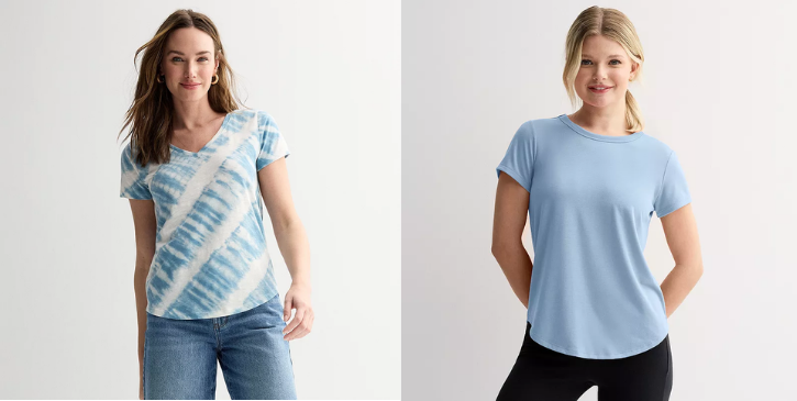 Kohl’s Women’s Tops Sale: Tees as low as $5.94