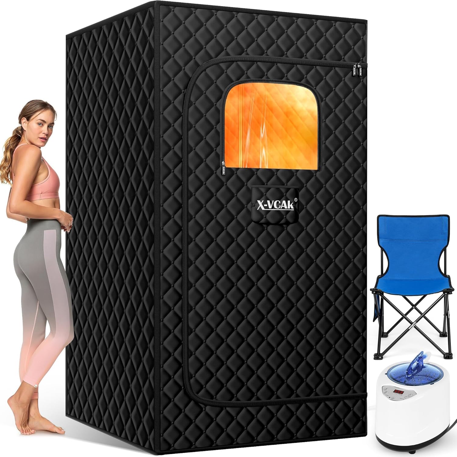 X-Vcak Upgraded Portable Sauna for Home?Relaxation, Steam Sa deal at Amazon