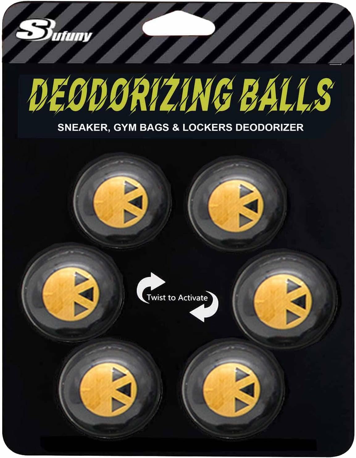 Sufuny Shoe Deodorizer Odor Eliminator Ball -Sneaker Deodori deal at Amazon