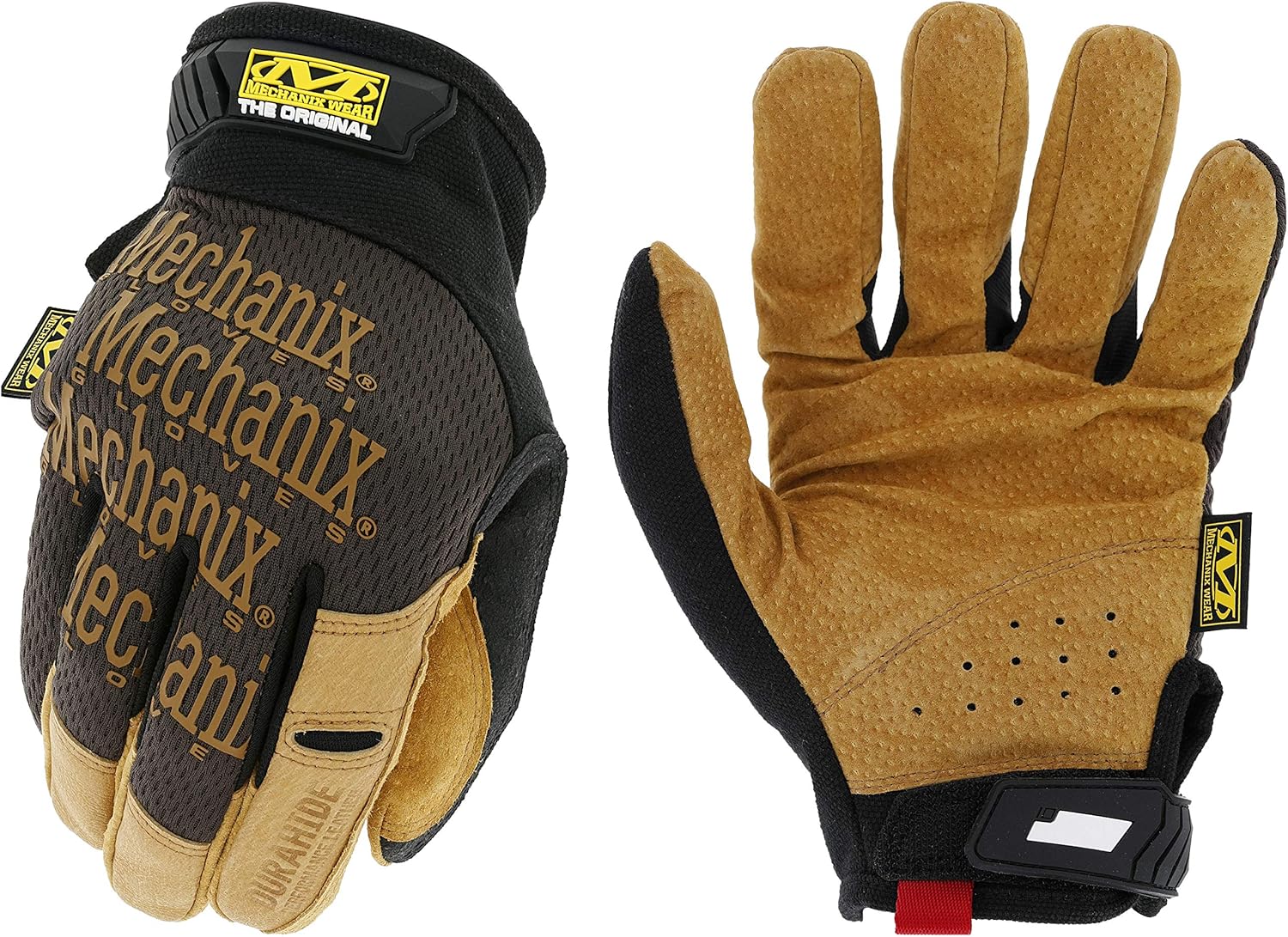 Mechanix Wear X-Large Durahide Leather Work Gloves with Secu deal at Amazon