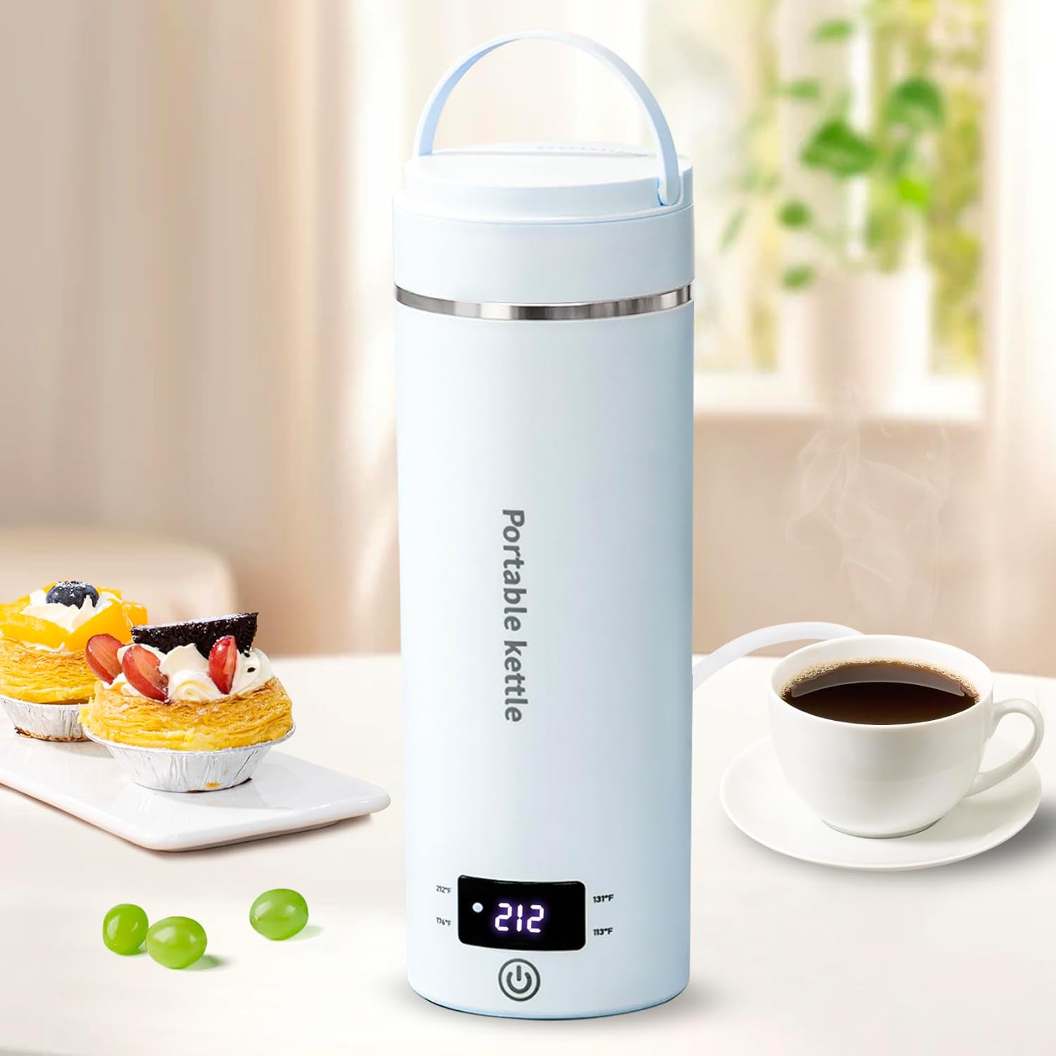 Travel Electric Kettle Portable Mini Kettle,Small Hot Water  deal at Amazon