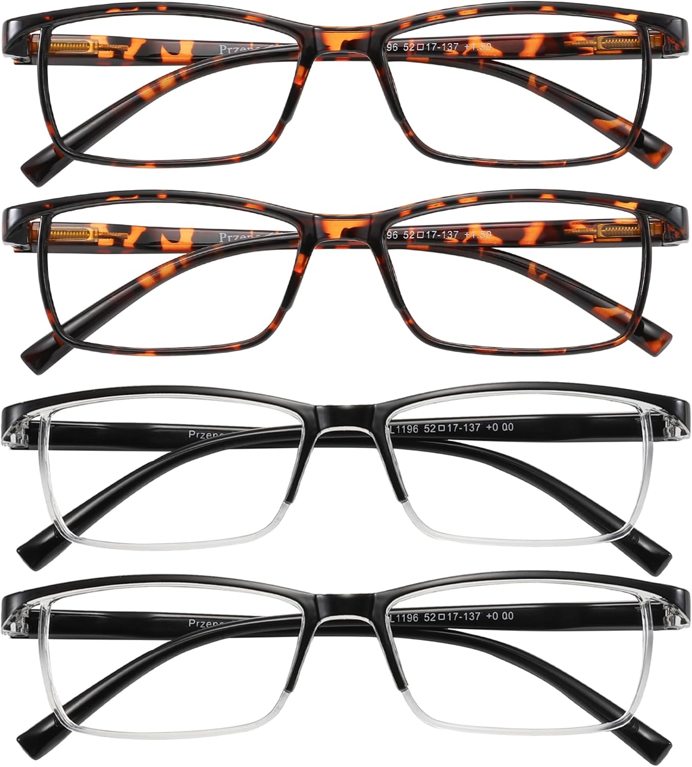 Przene Reading Glasses for Men Women Blue Light Blocking Rec deal at Amazon