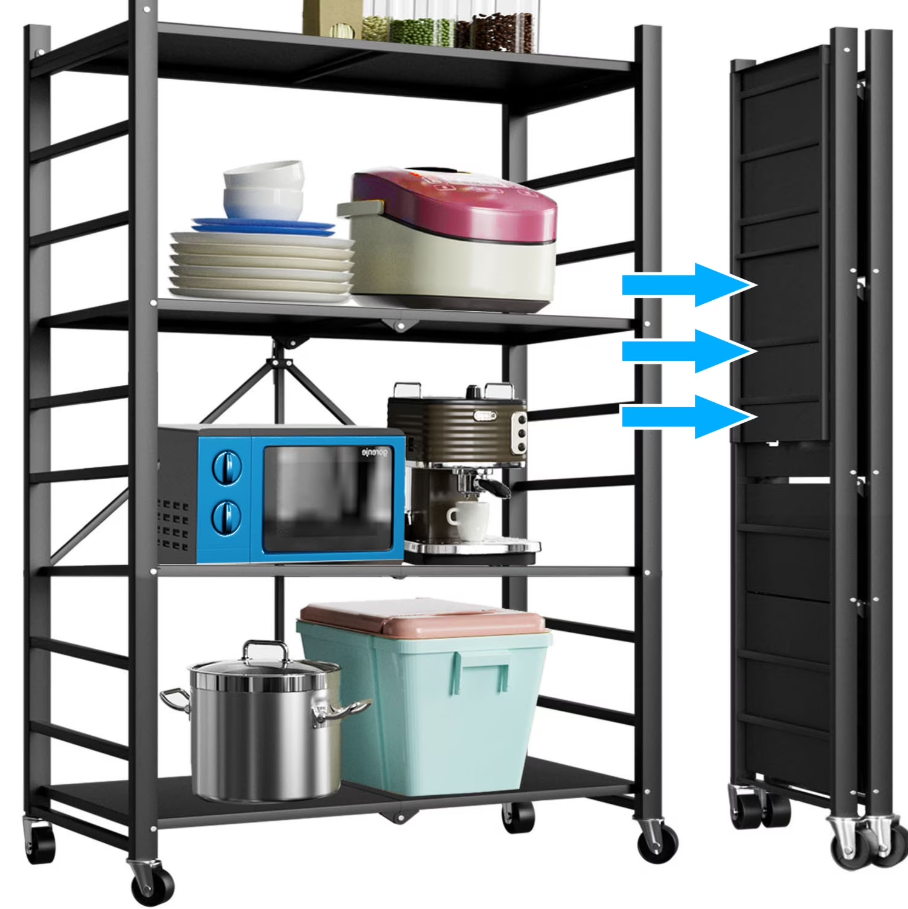 Musment Adjustable 4-Tiers Stainless Steel Storage Deal at Walmart: Save $48.98