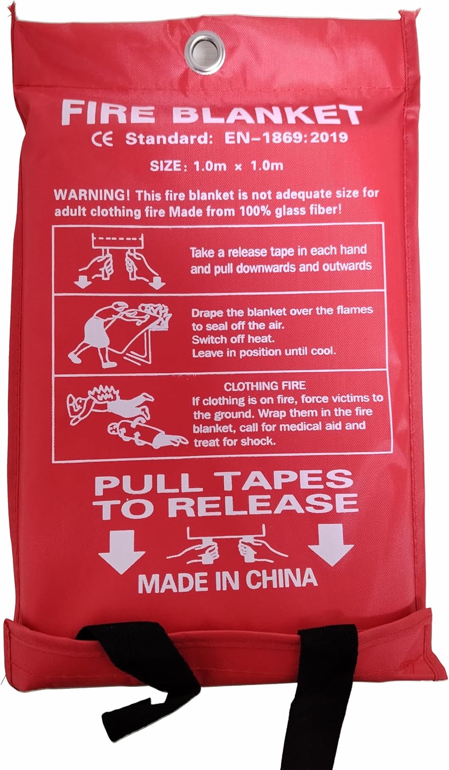 FAOGO Fire Blanket, 1 Pack, 40” x 40”, Handheld, Portable Li deal at Amazon