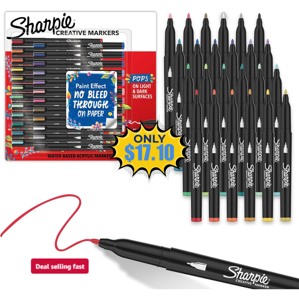 Sharpie Creative Markers Variety Pack Deal: Save 54%
