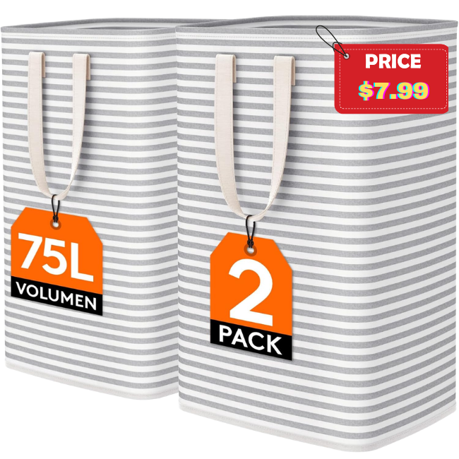 The current image has no alternative text. The file name is: 2-Packs-Freestanding-Clothes-Hamper.png