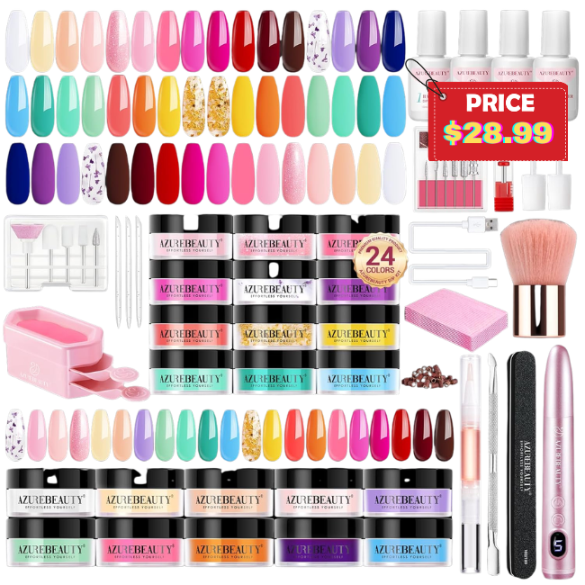 Dip Powder Nail Kit with Electric Nail Drill Deal: Save 42%