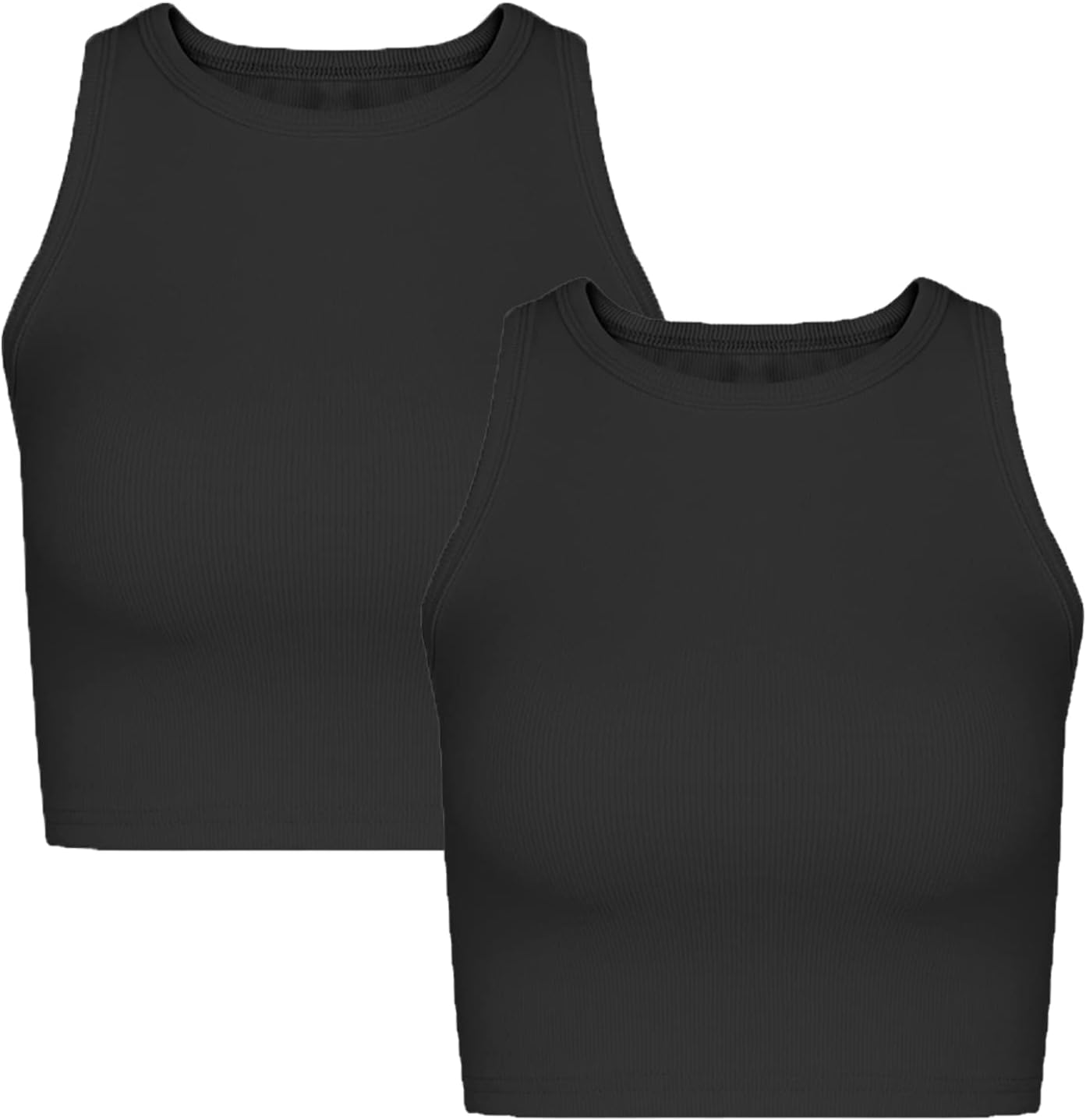 Nicytore 2 Pieces Basic Seamless Sports Tank Tops Sleeveless deal at Amazon