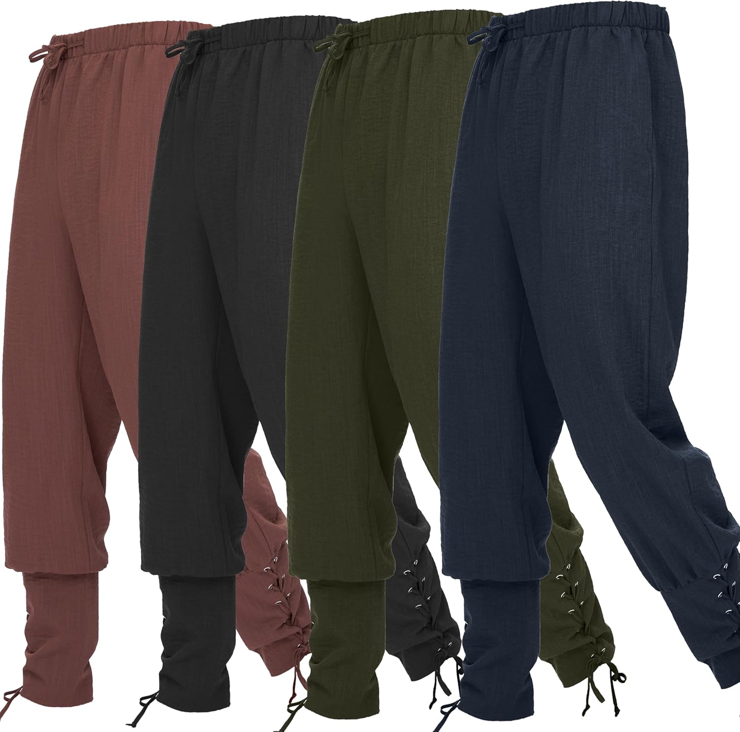 Spooktacular Creations Men Brown Medieval Renaissance Pants  deal at Amazon