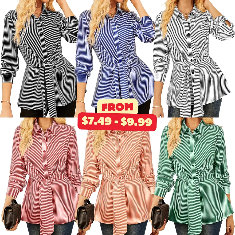 GRACE KARIN Women’s Peplum Tops Deal