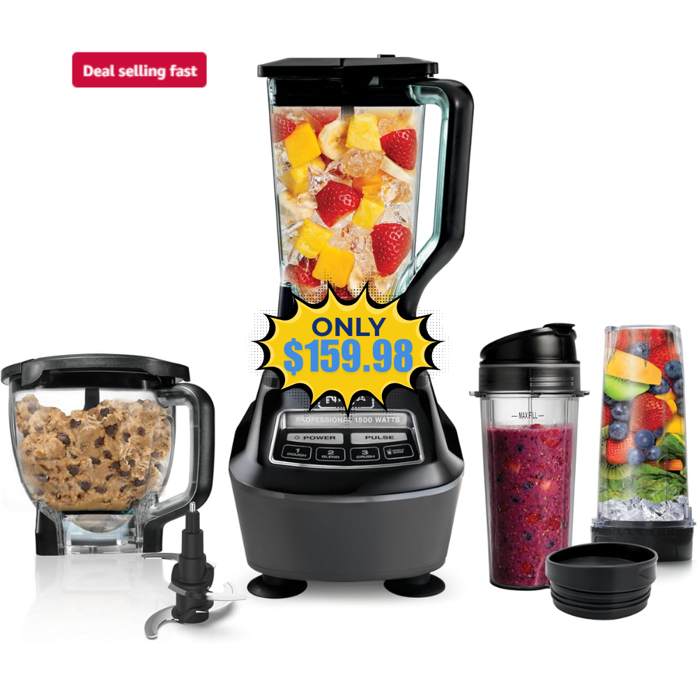 Ninja All-in-One Food Processor & Blender Deal: Save 27%
