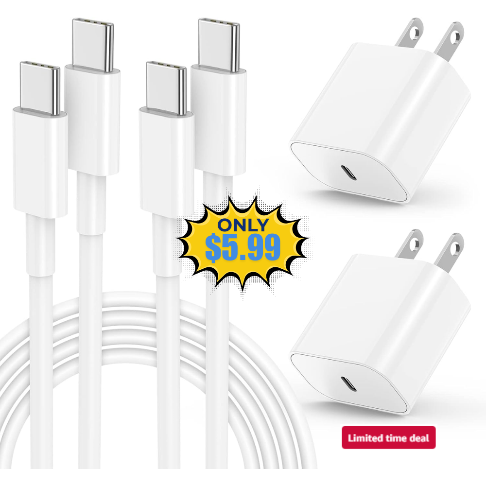 20W USB C Charging Block Deal: Save 40%