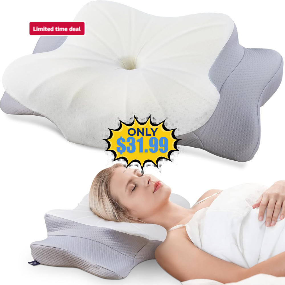 DONAMA Cervical Neck Pillow Deal: Save 47%