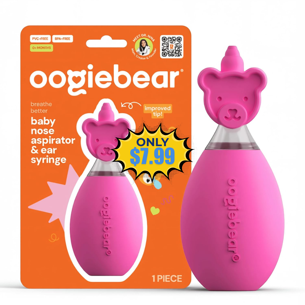 Oogiebear Baby Nasal Aspirator Deal: Save 38%