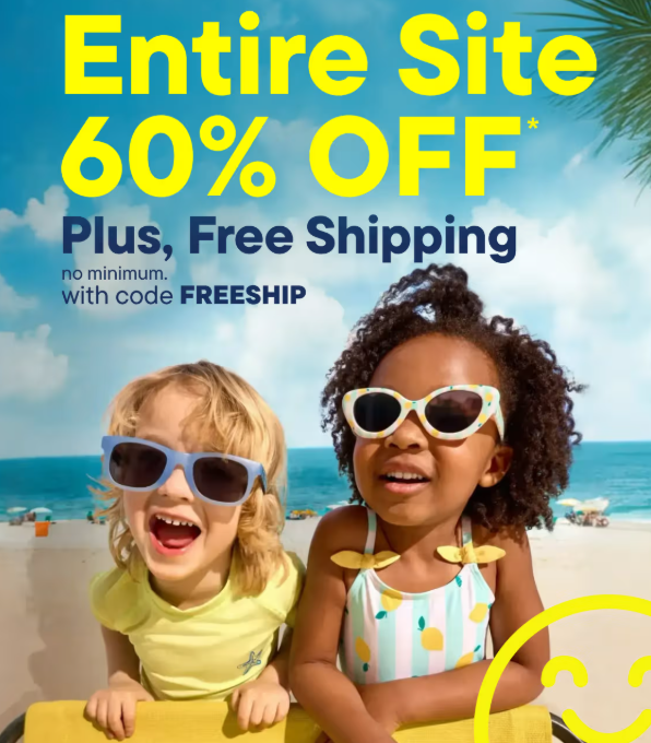 The Children’s Place Entire Site 60% Off + FREE Shipping