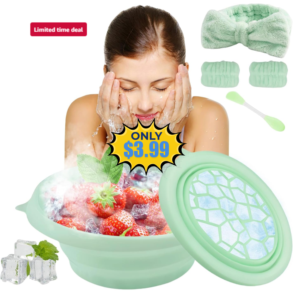Collapsible Silicone Ice Face Bowl Deal: Save 50%