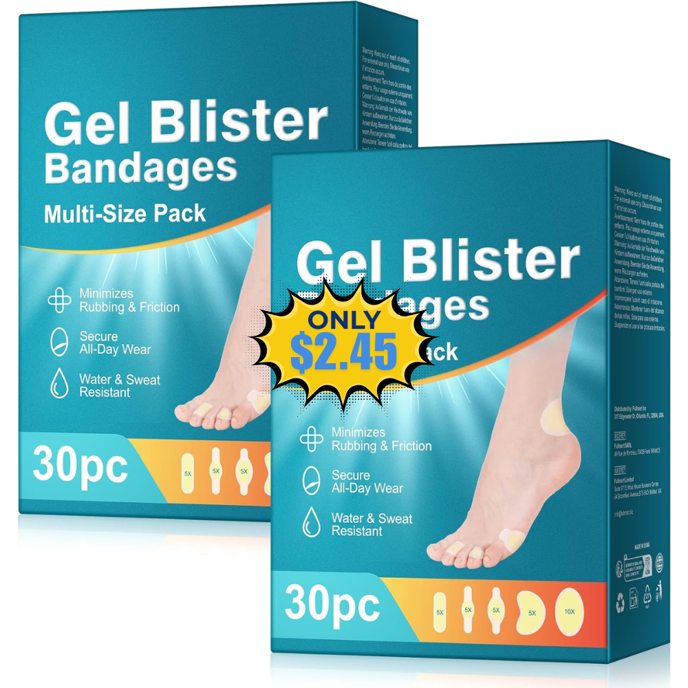 30PCS Hydrocolloid Gel Blister Bandages Deal: Save 51%