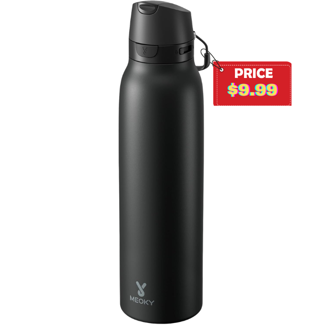 24 oz Slim Insulated Water Bottle Deal: Save 50%