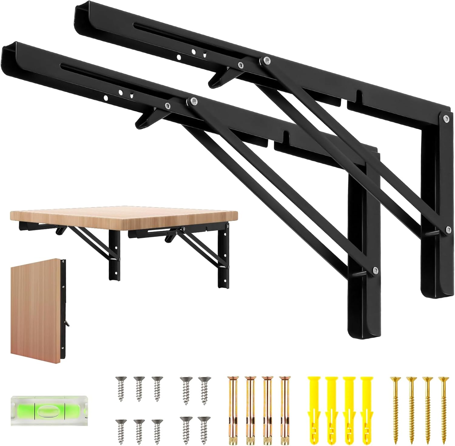 2-Piece 16″ Folding Shelf Brackets Deal