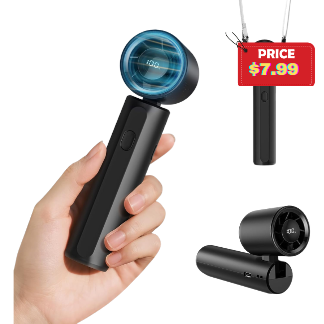 Portable Handheld Turbo Fan Deal: 46% off
