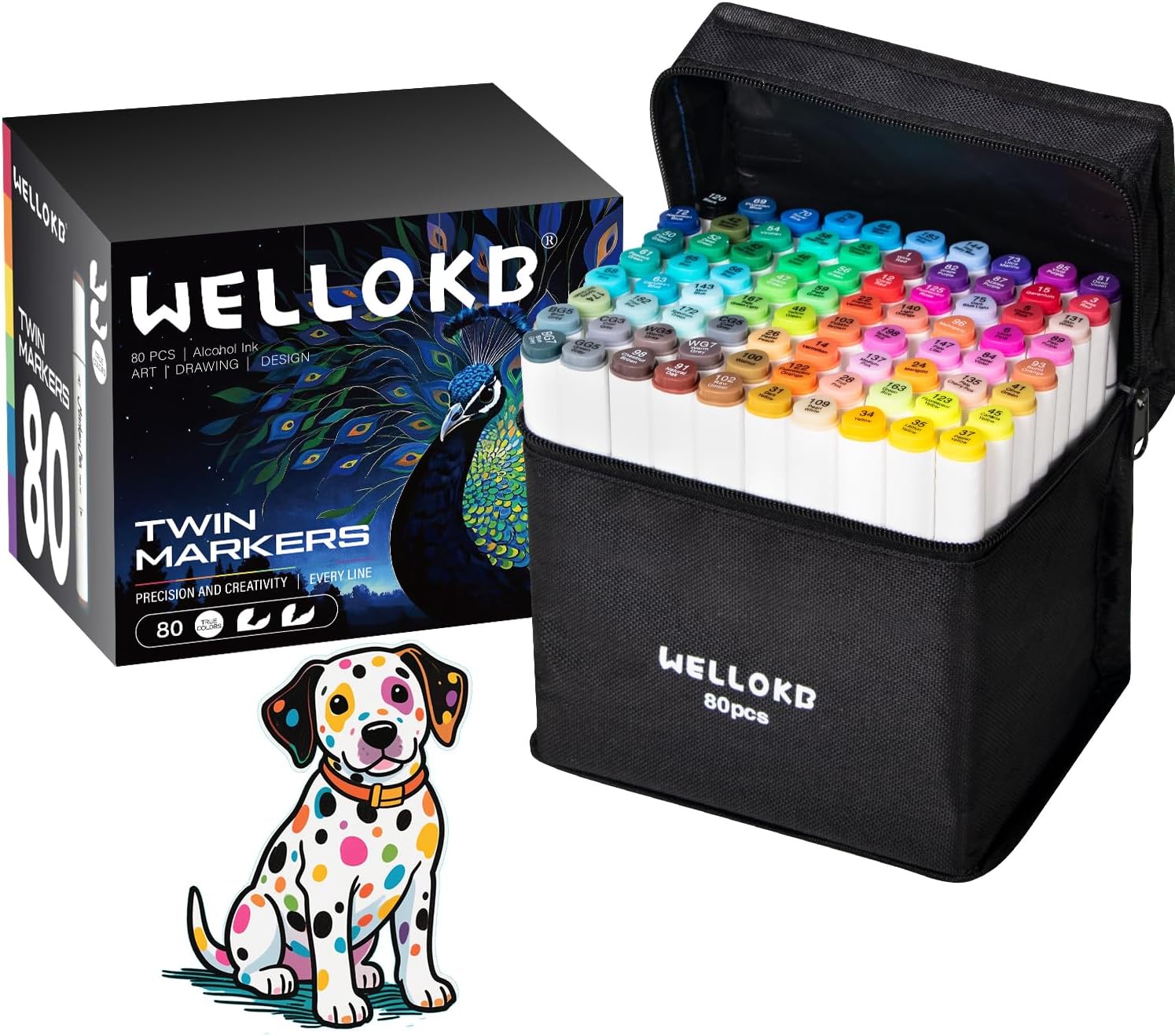 Alcohol Markers 80-Count Deal