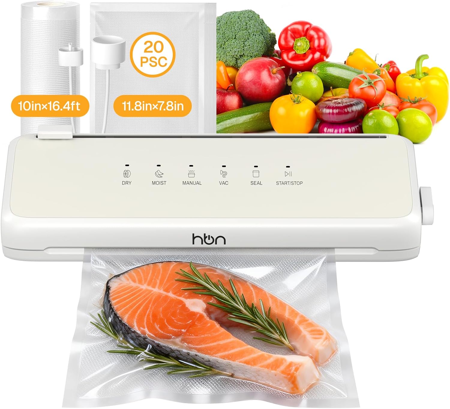 HBN Vacuum Sealer Compact Food Vacuum Sealer Machine Automat deal at Amazon