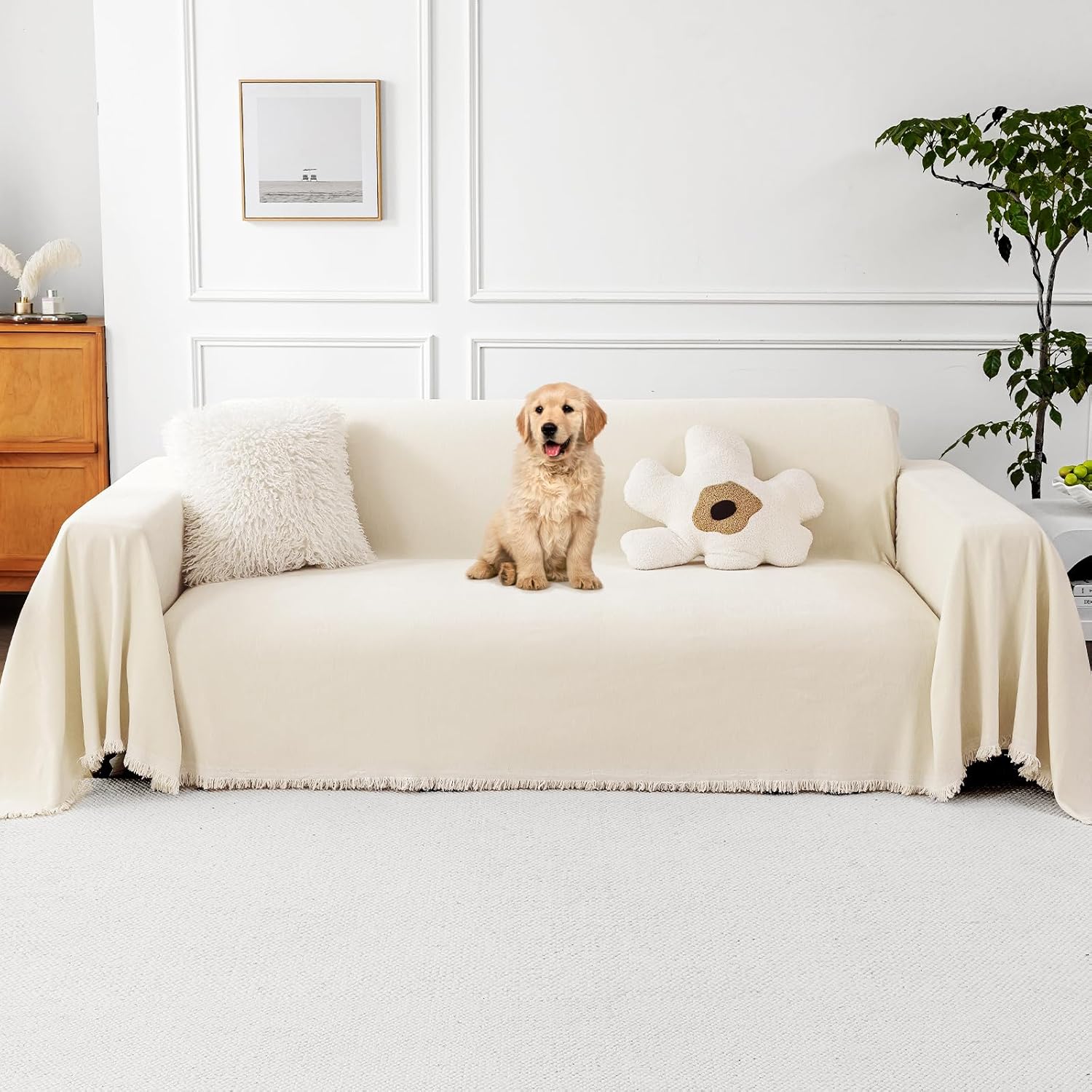 Czoynife Chenille Couch Cover Only $19.99 (Reg. $39.99) at Amazon