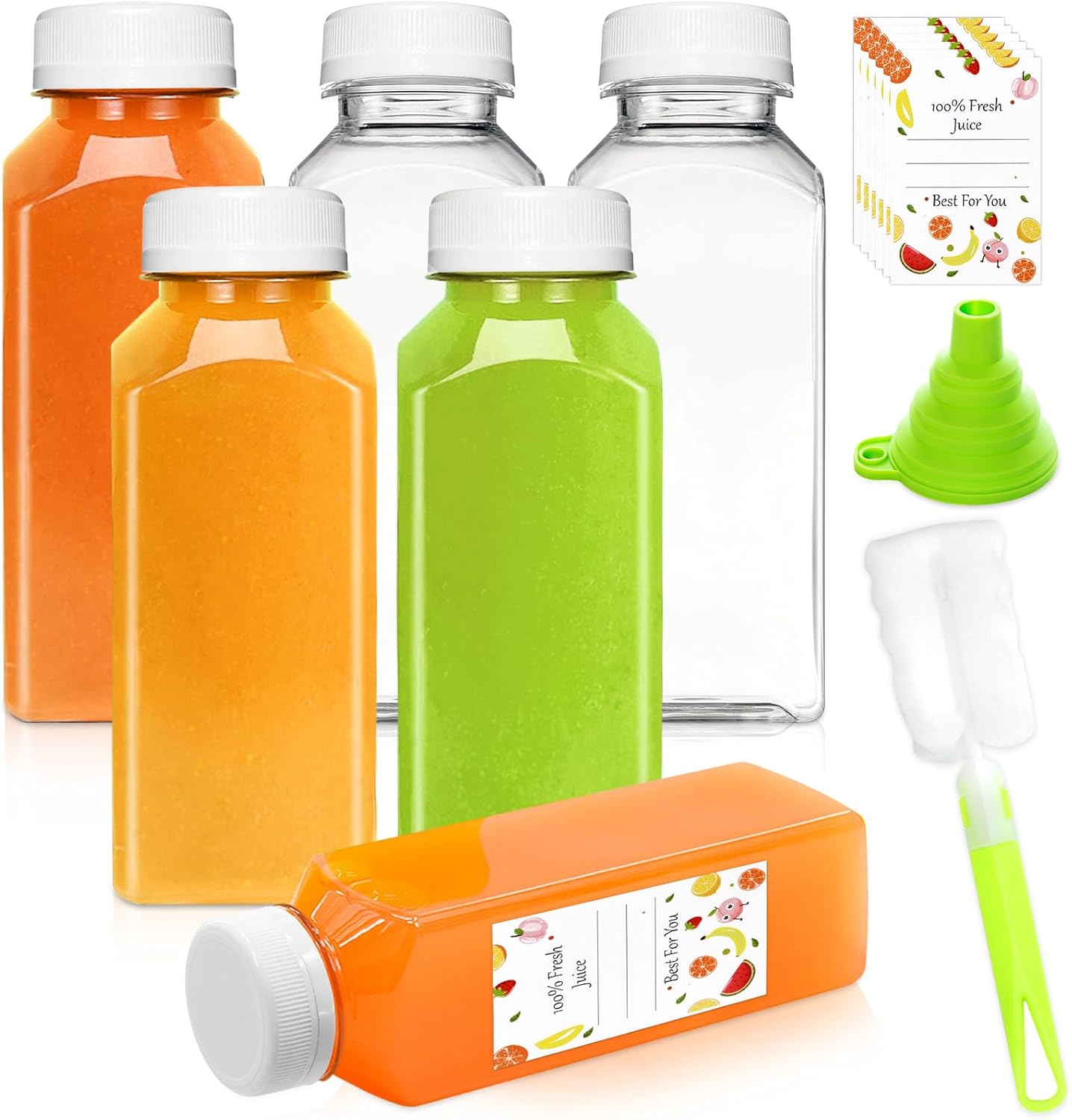 XSBAIHUO Juice Bottles – 12oz Only $9.99 (Reg. $9.99) at Amazon