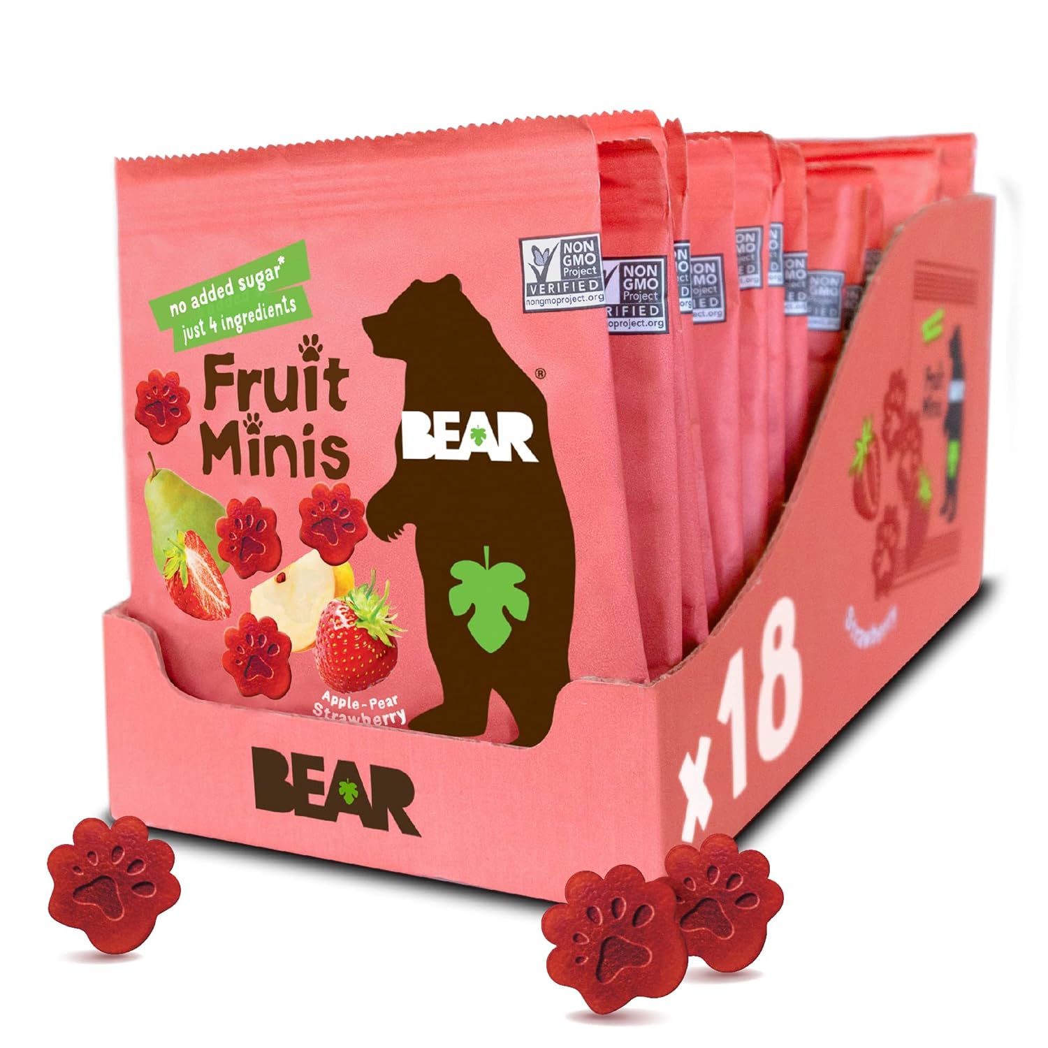 Bear Real Strawberry Fruit Snack Only $13.29 (Reg. $17.64) at Amazon