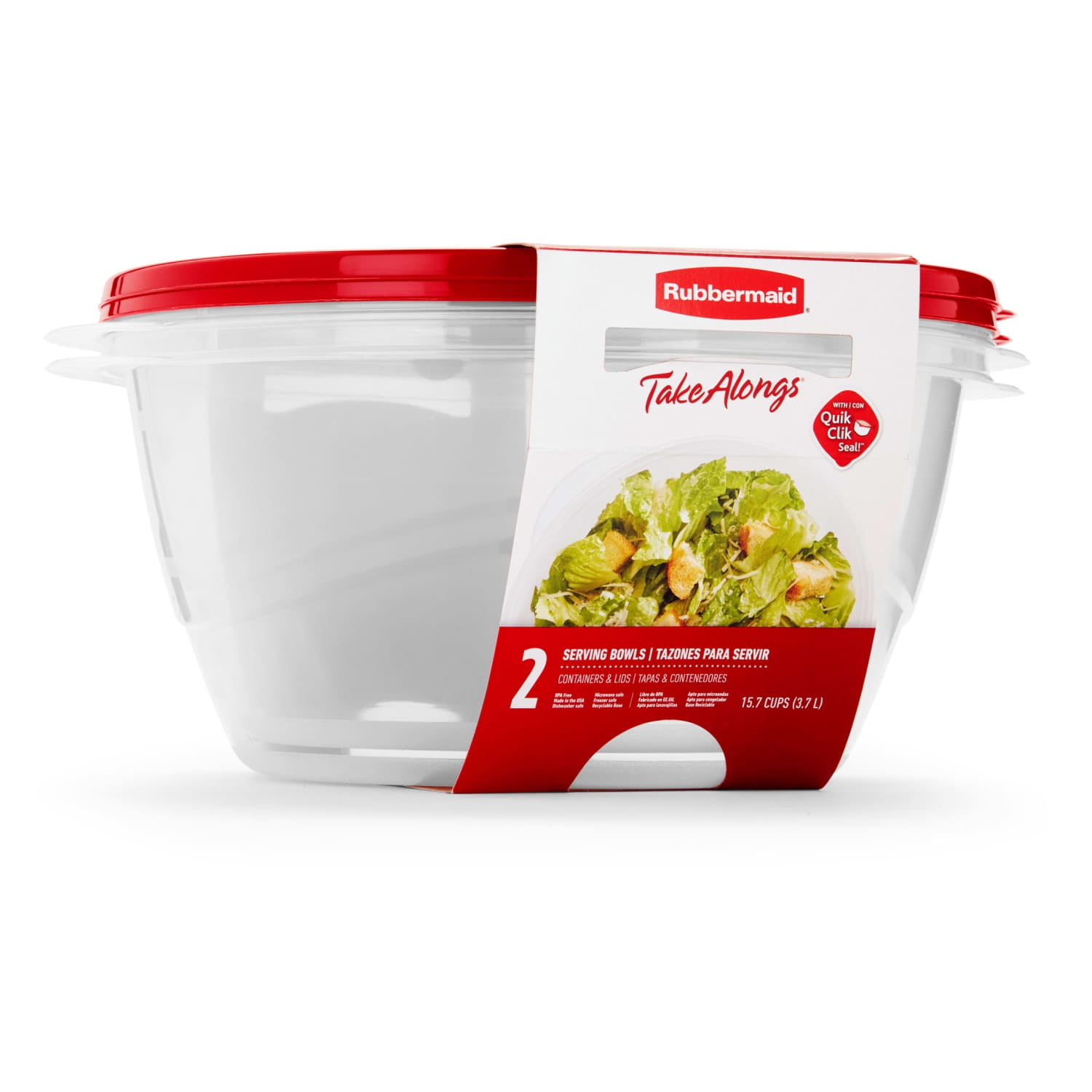 Rubbermaid TakeAlongs Serving Bowl Food Storage Containers Deal at Walmart: $9…