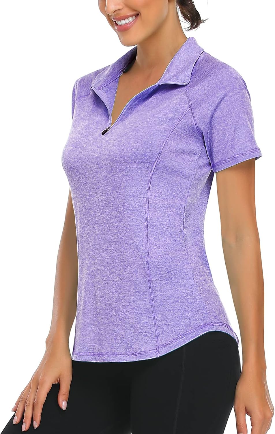 LURANEE Women Polo Shirts Short Only $27.99 (Reg. $27.99) at Amazon
