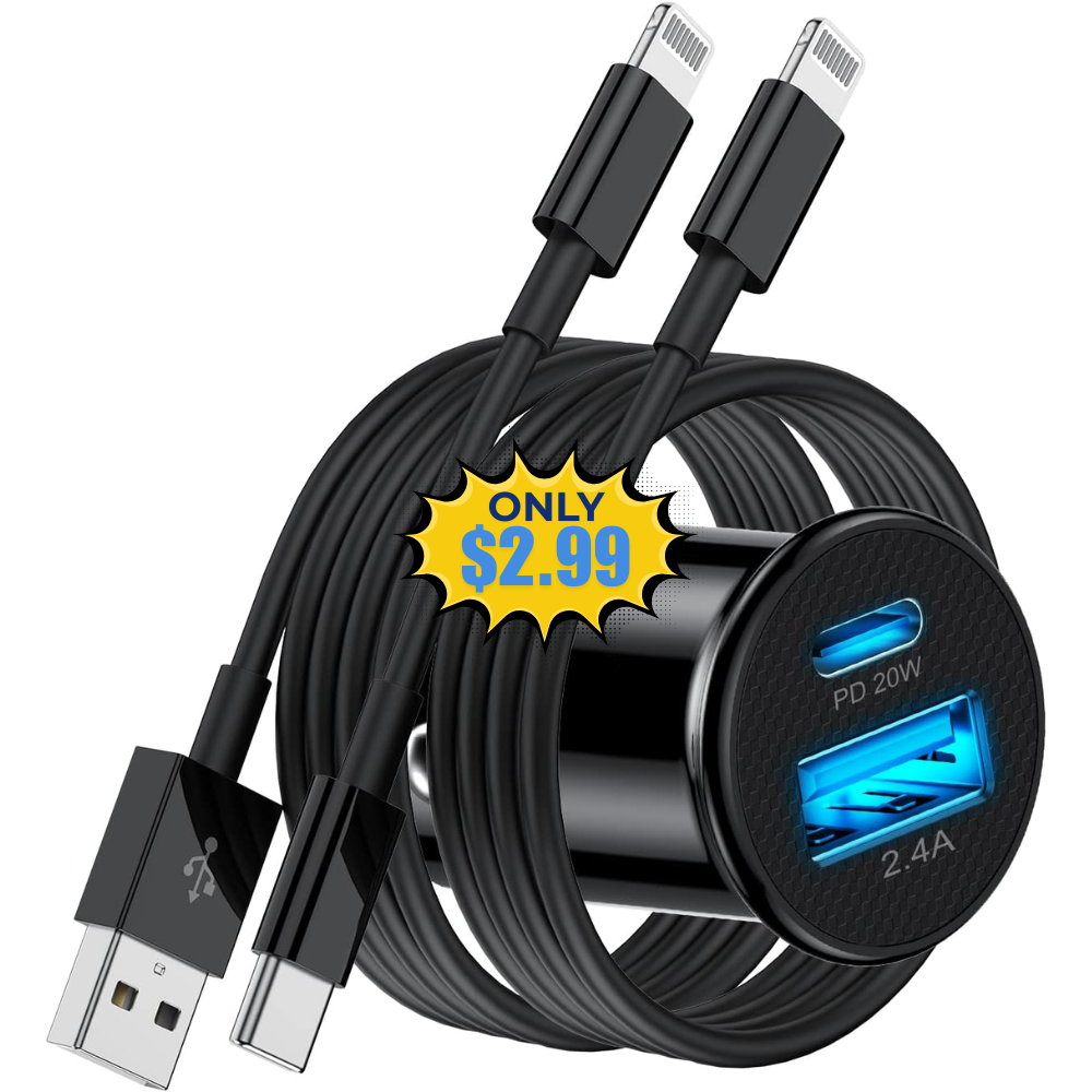 Apple Certified iPhone Fast Car Charger Deal: Save with Promo Code